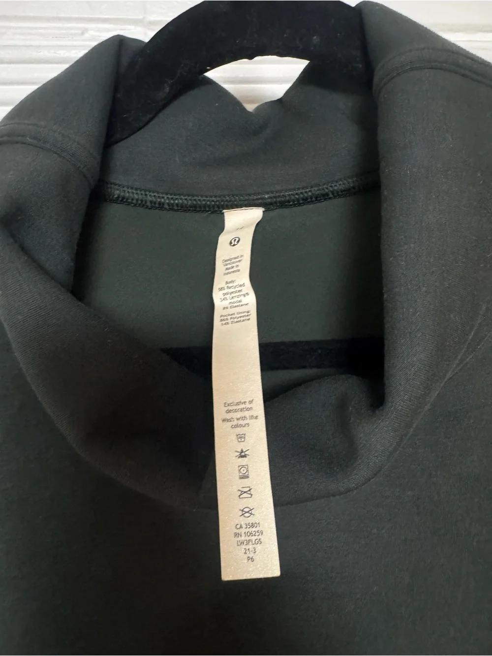 Lululemon Modal-Blend Turtleneck Tunic Sweatshirt